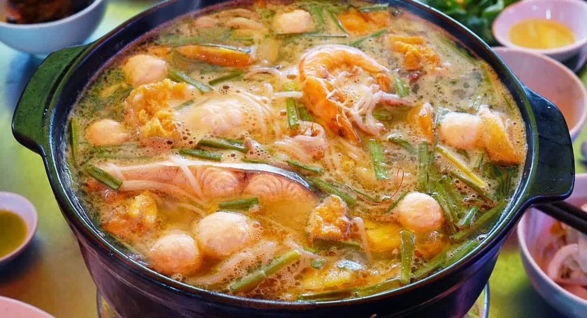 морепродукты в Нячанге суп лао